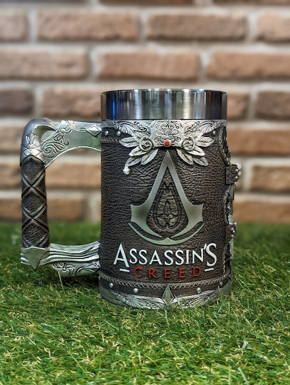 Nemesis Now Tankard Mug Ceramic Silver