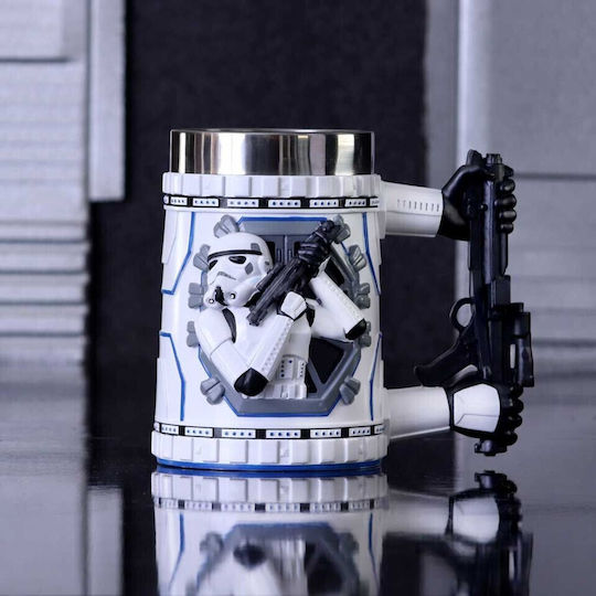 Nemesis Now Tankard Becher Keramik Weiß