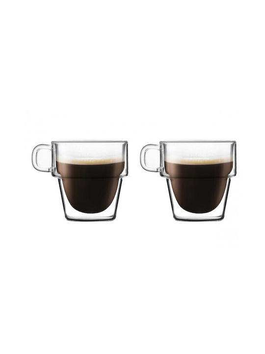 Becher Glas Transparent 350ml 2Stück