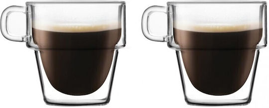 Becher Glas Transparent 350ml 2Stück Becher Glas Transparent 350ml 2Stück