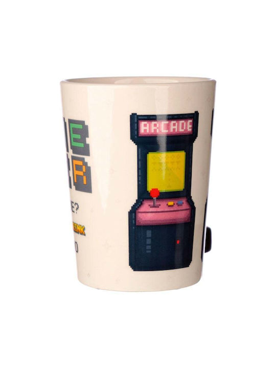 Puckator Game Over Joystick Mug Ceramic