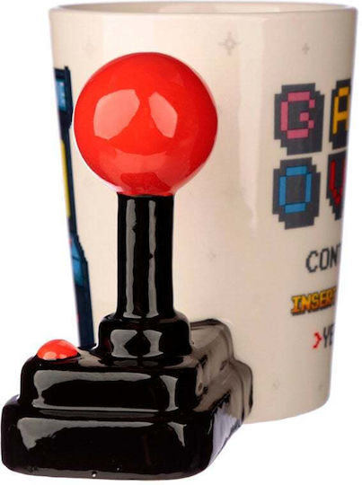 Puckator Game Over Joystick Κούπα Κεραμική