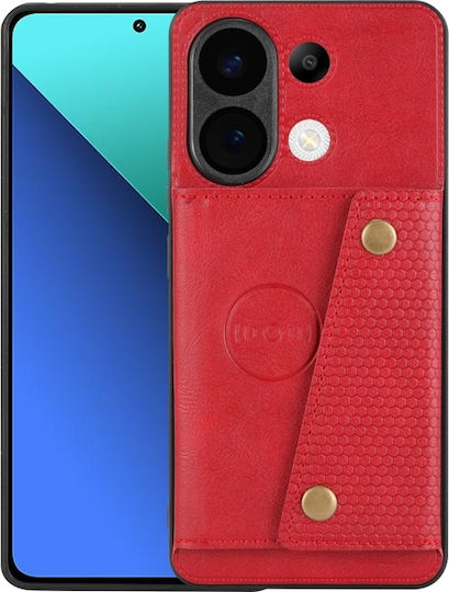 Redmi Back Cover Δερμάτινο / Δερματίνης / Σιλικόνης Κόκκινο (Redmi Note 13 4G)