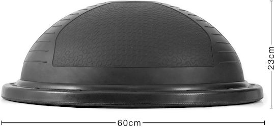 AMILA Balance Ball Black 60x60x23cm with Diameter 60cm 1pcs