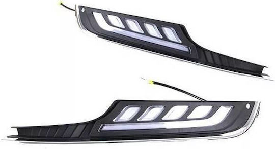 Carner Rectangular Lămpi de funcționare pe timp de zi Auto Volkswagen Magazin online de golf 2buc