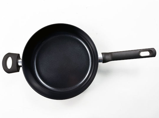 Cook-Shop Venice Pfanne aus Aluminium mit Deckel mit Keramik-Innenbeschichtung 28cm