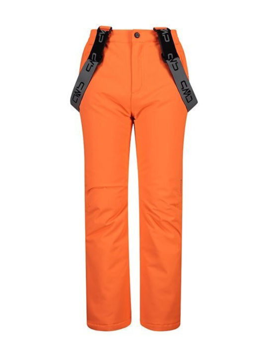 CMP 3W15994-C649 Kids Dungarees for Ski & Snowboard Red