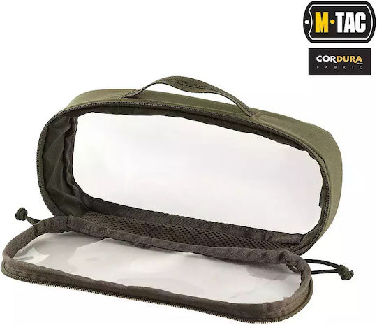 M-tac Transparent Elite Medium Tool Organizer Ranger Green
