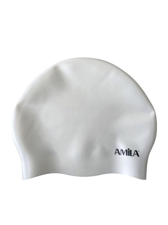Amila Schwimmkappe Erwachsene Weiß