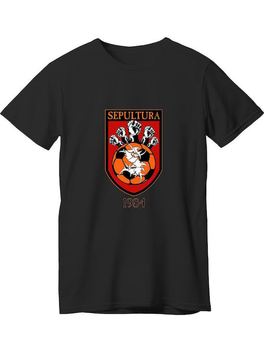 T-shirt Sepultura 1984 Rock Avenue P0096610013 Black