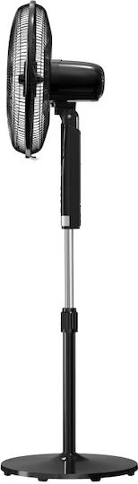 Midea Pedestal Fan 50W 40cm Diameter with Remote Control Black