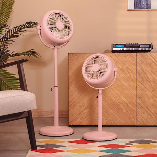 Cecotec Energysilence 250 Classicstyle Вентилатор Стоящ Вентилатор 25W Диаметър на Вентилатора 25cm Розов