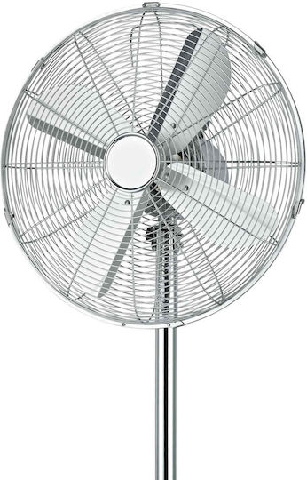Brand 1148 Pedestal Fan 60W Fan Diameter 40cm Silver