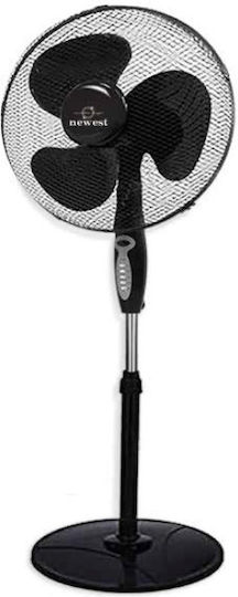 Newest FS-40F Pedestal Fan 50W 40cm Diameter Black
