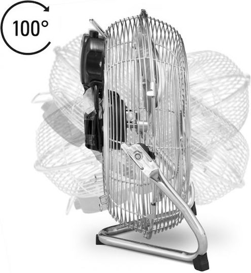 Trotec Ανεμιστήρας Δαπέδου 37W Διαμέτρου 30cm Ασημί