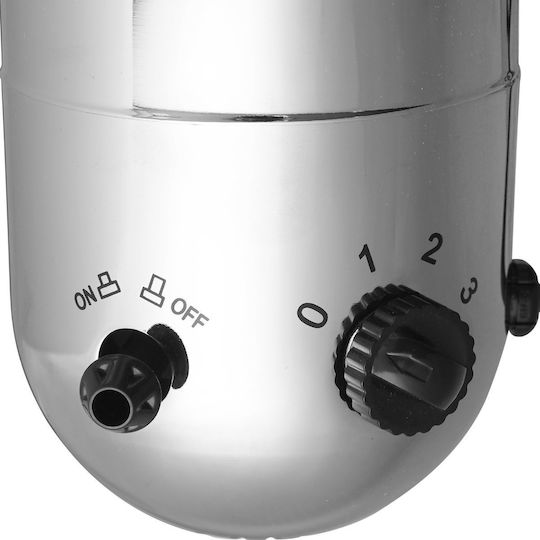 Estia Retroflow Tabletop Fan 40W with 30cm Diameter Silver