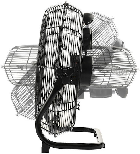 Estia Stormi Ανεμιστήρας Δαπέδου 90W Διαμέτρου 40cm Μαύρος