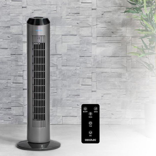 Cecotec EnergySilence 8190 Skyline Ionic Ventilator Turm 60W mit Fernbedienung Schwarze