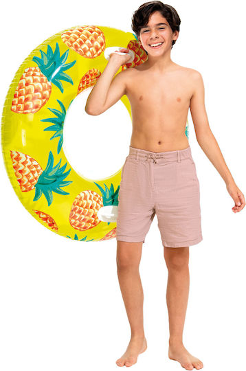 Intex Tropical Fruit Kids' Swim Ring with Handles and Diameter 170cm. from 9 Years Old (Assortment Designs/Colours) Strawberry