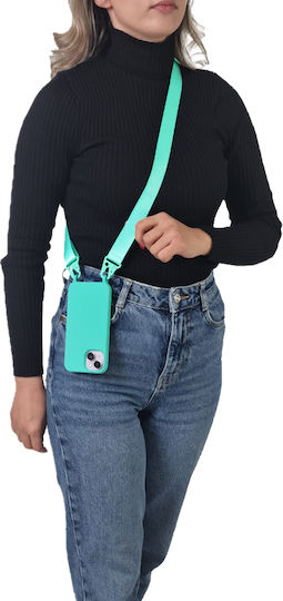 Silicone Case Strap Carryhang Sonique Xiaomi Redmi 10c Blue