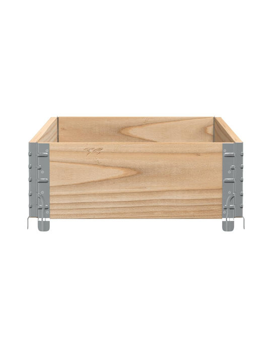 vidaXL Planter Box Wooden Brown 100x50x21.5cm.