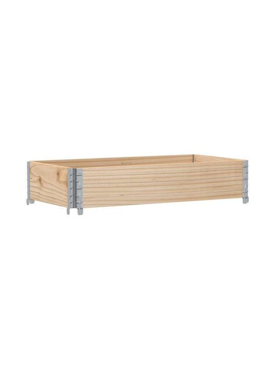 vidaXL Planter Box Wooden Brown 100x50x21.5cm.