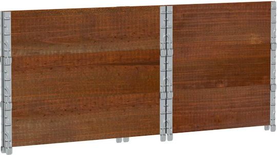 vidaXL Ζαρντινιέρα Ξύλινη Καφέ 80x60x60.5εκ.