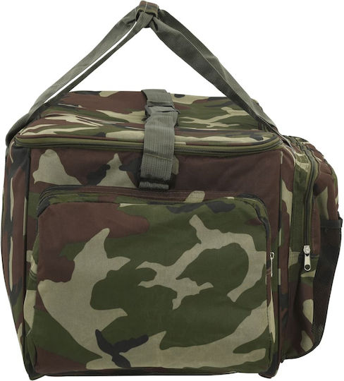 Waterproof Fishing Bag Green Camouflage Oxford Fabric Green 57 X 35 X 34 Cm