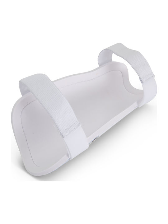 AMILA Hercules Adults Soccer Shin Protectors White Large 83177