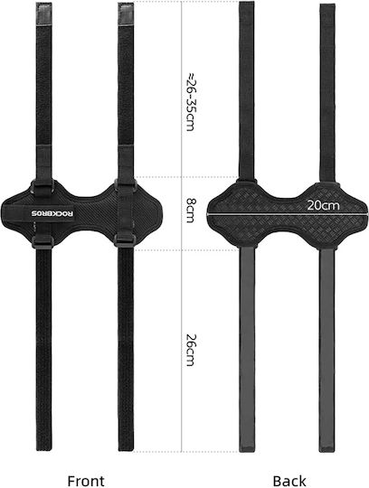 Rockbros 50210064001 Bicycle Strap Velcro Bluetooth Speaker Water Bottle Black
