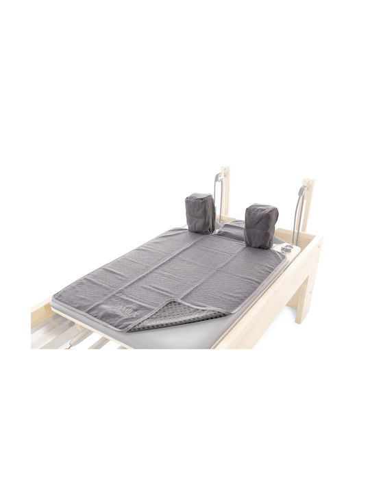 AMILA Reformer Towel Pro Yoga Gym Towel with Carrying Case Gray 58x70cm
