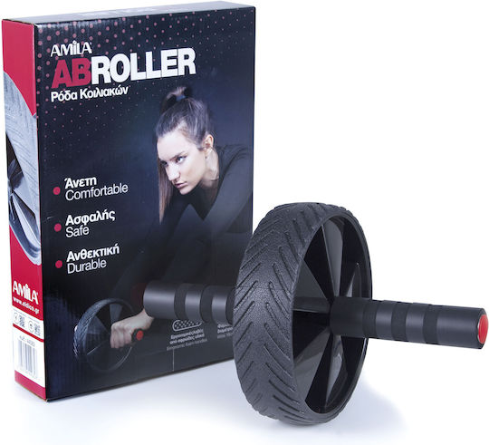 AMILA 44082 Abdominal Wheel Black