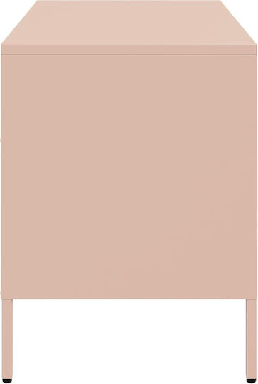 TV-Ständer Metall Rosa M68xB39xH50.5cm