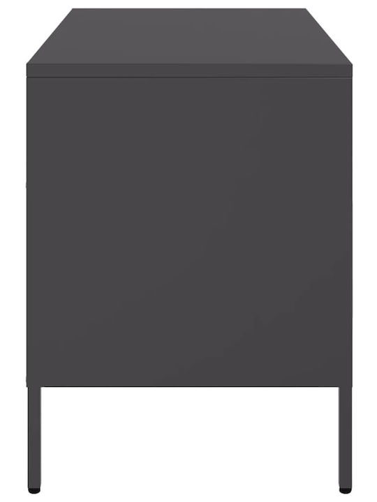 Stand TV Metalic Negru L68xA39xÎ50.5cm