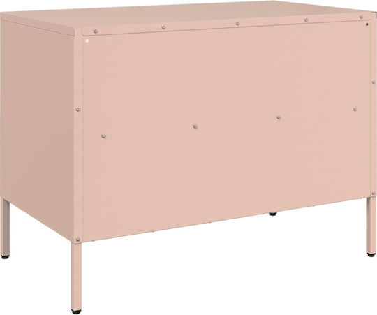 TV-Ständer Metall Rosa M68xB39xH50.5cm