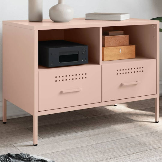 TV-Ständer Metall Rosa M68xB39xH50.5cm