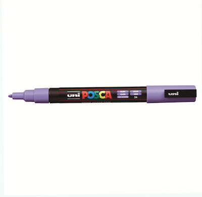 Uni Posca Pc-3m Lilac Permanent Marker 34