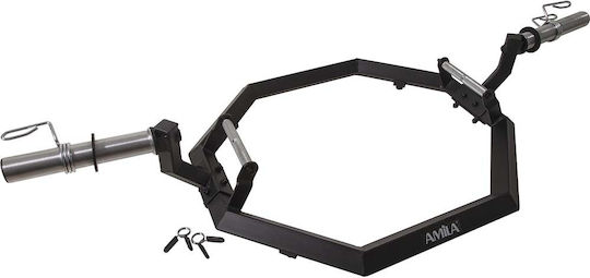 AMILA Super Hex Μπάρα Trap Ολυμπιακού Τύπου Φ50 23kg Μήκους 170cm χωρίς Κολάρα
