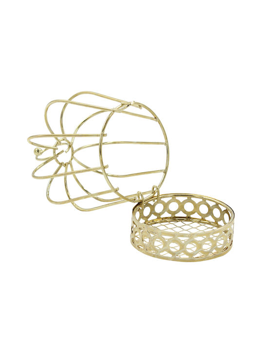 Keskor Decorative Space Crown made of Metallic 6.5x6.5x9.5cm 1pcs
