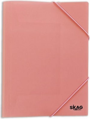 Skag Elastic PP File Folder 25x35 Pastel 5 Different Colors