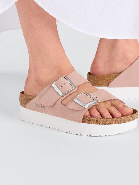 Birkenstock Arizona Γυναικεία Σανδάλια Ανατομικά σε Ροζ Χρώμα