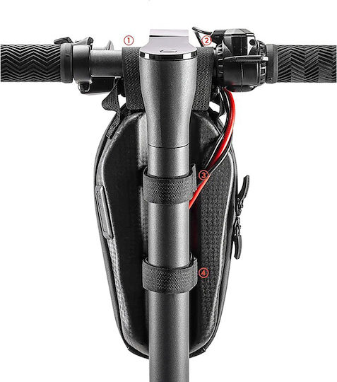 Rockbros Tasche 3011006301 Lenker für ein Fahrradroller 1,3 L Schwarz