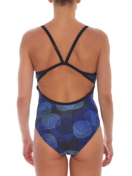 Kappa Athletic One-Piece Swimsuit Blue