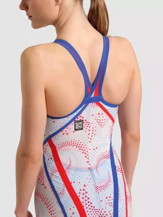 Arena Powerskin Primo Le 008679-950 Femeiesc Costum de Baie de Competiție Întreg pentru Înot Roșu