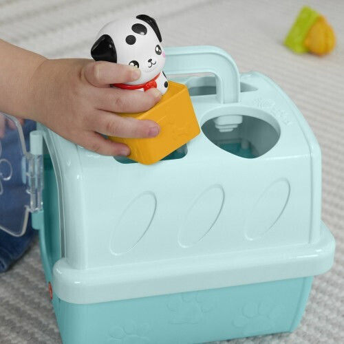 Mattel Fisher-price Βαλιτσάκι Μεταφοράς Ζωάκια Σχήματα Εκπαιδευτικό Παιχνίδι Htw93