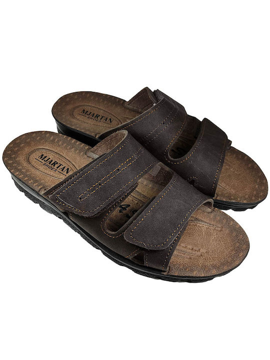 Mjartan Herrensandalen in Braun Farbe