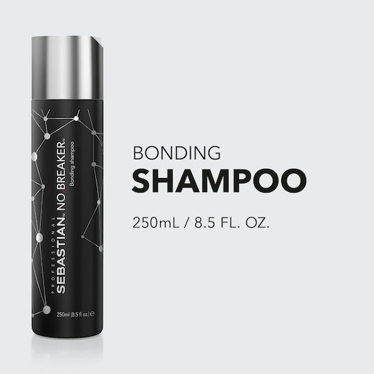 Sebastian Professional No Breaker Bonding Shampoos Glanz für Beschädigt Haare 250ml
