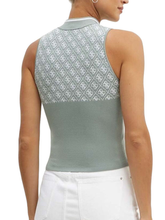 Guess Women's Sleeveless Sweater Turquoise