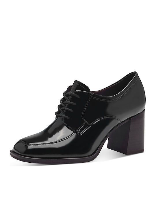 Дамски Ботуши Oxfords с Средна Пета Черни