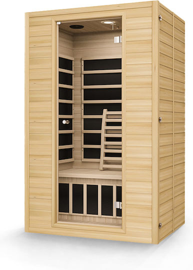 AMILA S-11 Sauna Infrarot für 2 Personen Innenbereich B120xT90xH190cm